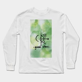 Good Vibes Symbol Long Sleeve T-Shirt